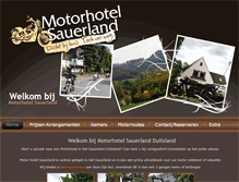 Tablet Screenshot of motorhotelsauerland.nl